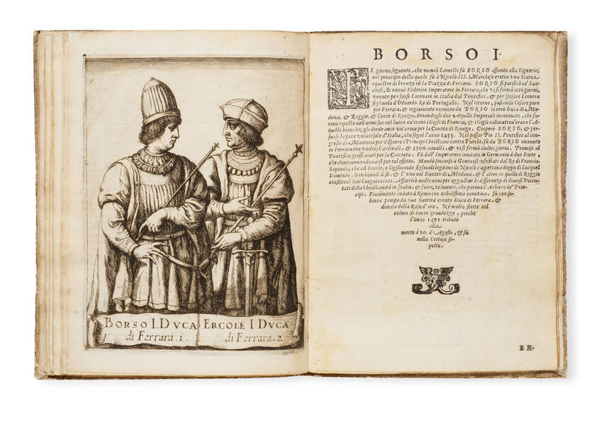 Ritratti de ser.mi Principi D’Este sig.ri di Ferrara con l’aggionta de loro fatti più memorabili ridotti in sommario. Ritratti de ser.mi Principi D’Este sig.ri di Ferrara con l’aggionta de loro fatti più memorabili ridotti in sommario.