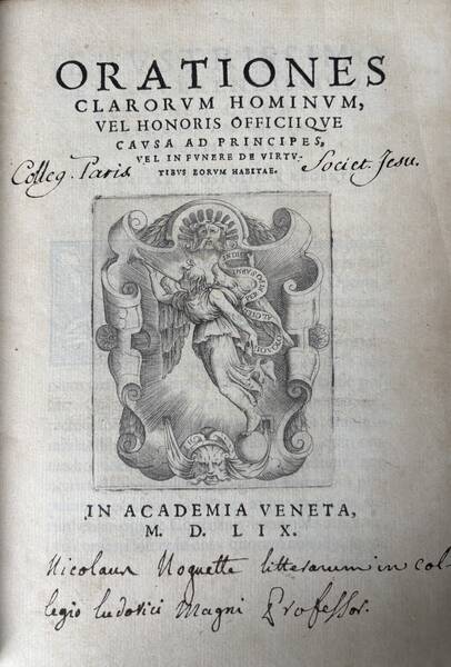 Orationes clarorum hominum, vel honoris officiique causa ad principes, vel in funere de virtutibus eorum habitae. Orationes clarorum hominum, vel honoris officiique causa ad principes, vel in funere de virtutibus eorum habitae.