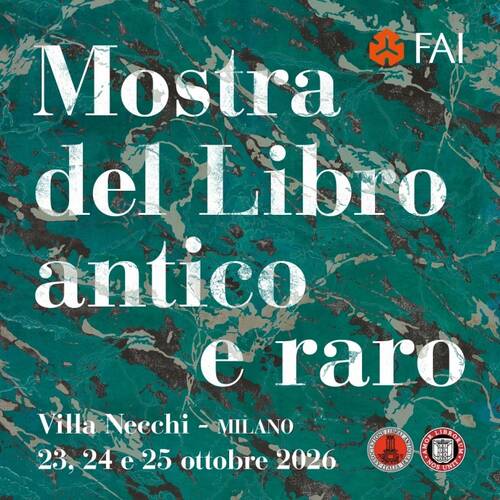 Milan Antiquarian Book Fair - October 23–25 2025