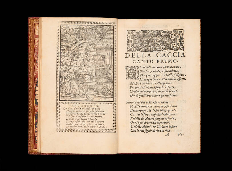 Della caccia poema del signor Erasmo di Valuasone. All'ill. signor Cesare di Valuasone suo nepote. Con gli argomenti a ciascun canto del sig. Gio. Domenico de gli Alessandri. Della caccia poema del signor Erasmo di Valuasone. All'ill. signor Cesare di Valuasone suo nepote. Con gli argomenti a ciascun canto del sig. Gio. Domenico de gli Alessandri.