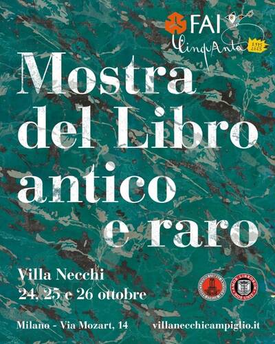 Milan Antiquarian Book Fair - October 24–26 2025 Milan Antiquarian Book Fair - October 24–26 2025