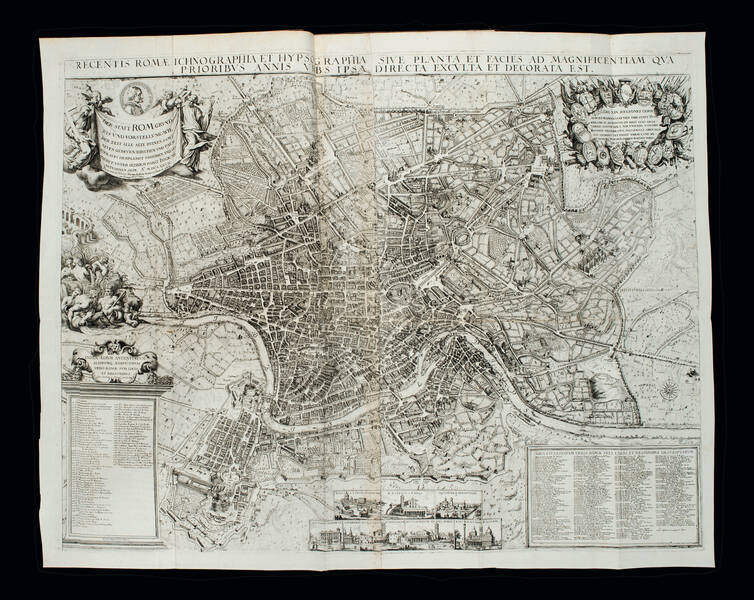 Romae antiquæ et novæ theatrum; sive, genuina ac vera urbis, juxta varios ejusdem status, delineatio topographica.