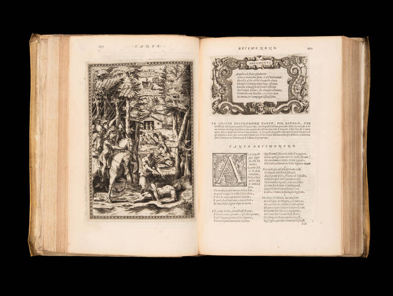 Orlando furioso di m. Lodouico Ariosto nuouamente adornato di figure di rame da Girolamo Porro padouano et di altre cose che saranno notate nella seguente facciata. Orlando furioso di m. Lodouico Ariosto nuouamente adornato di figure di rame da Girolamo Porro padouano et di altre cose che saranno notate nella seguente facciata.