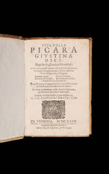 Vita della picara Giustina Diez.