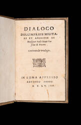 Dialogo dell'imprese militari et amorose.
