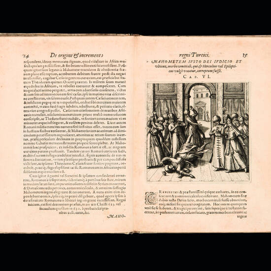 I. ActaMechmeti I Saracenorum principis. Natales, vitam, victorias, imperium et mortem eius ominosam complectentia. Genealogia successorum eiusdem ad modernum usque Mechmetem III. II. Vaticinia Severi et Leonis in oriente impp. cum quibusdam aliorum alii