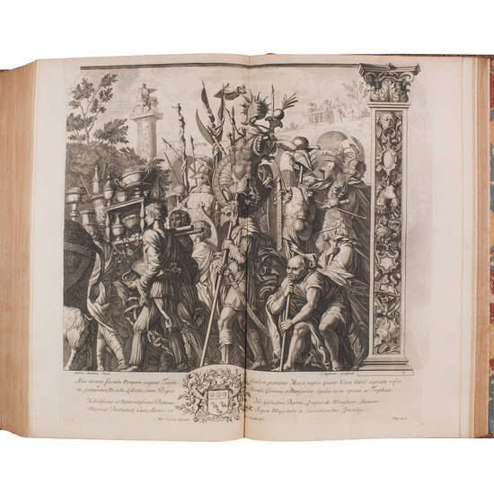 [The Commentaries.] C. Julii Cæsaris Quae Extant. Accuratissimè cum Libris Editis & MSS optimis Collata, Recognita & Correcta. Accesserunt Annotationes Samuelis Clarke. S.T.P. Item Indices Locorum, Rerumque & Verborum Utilissimæ. Tabulis Æneis Ornata.