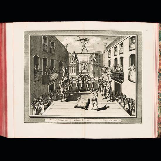 L'Italie illustrée en CXXXV figures en tailles douces in folio. Dessinés et gravés par les plus fameux graveurs des Pays-Bas avec les explications en Francois & en Latin.