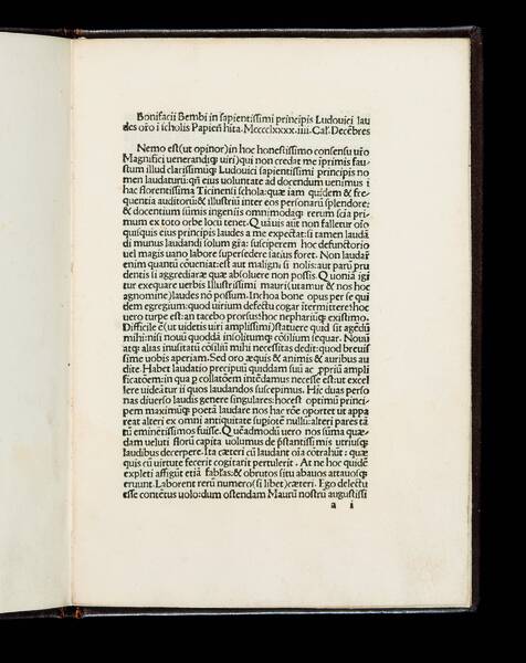 In sapientissimi principis Ludovici laudes or(ati)o i(n) scholis Papien(sibus) h(ab)ita. In sapientissimi principis Ludovici laudes or(ati)o i(n) scholis Papien(sibus) h(ab)ita.