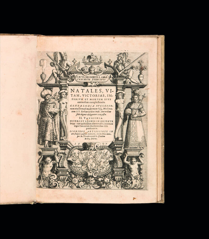 I. ActaMechmeti I Saracenorum principis. Natales, vitam, victorias, imperium et mortem eius ominosam complectentia. Genealogia successorum eiusdem ad modernum usque Mechmetem III. II. Vaticinia Severi et Leonis in oriente impp. cum quibusdam aliorum alii