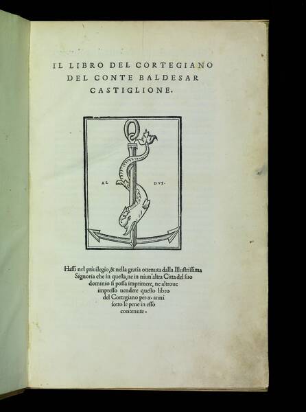 Il libro del cortegiano del conte Baldesar Castiglione.